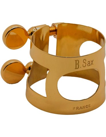 Abrazadera Saxo Barítono Bonade M80 Lacada Envejecida LSBAM80DGO
