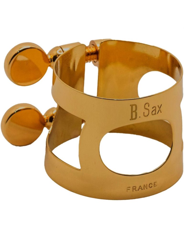 Abrazadera Saxo Barítono Bonade M80 Lacada Envejecida LSBAM80DGO