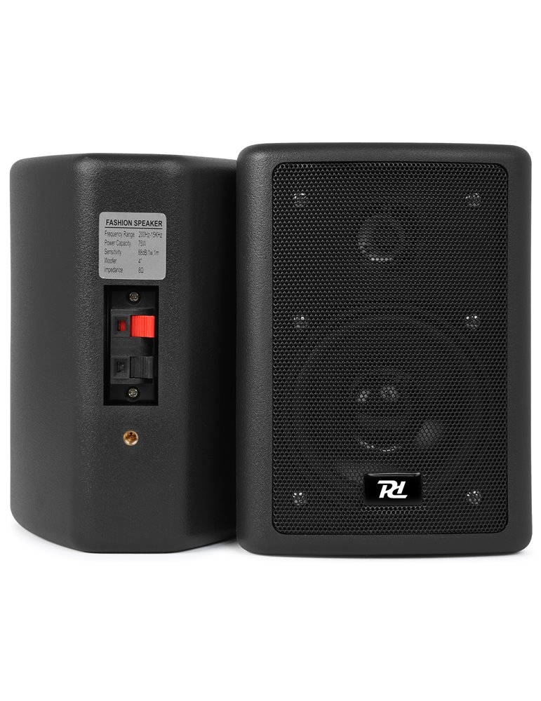 ODS40B Conjunto de altavoces stereo, 2-vias, 75W max, Negro - Pareja