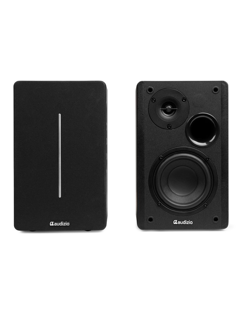 KS01B Juego de altavoces de estantería activa 120W BT Negro