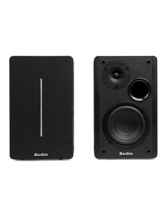 KS01B Juego de altavoces de estantería activa 120W BT Negro