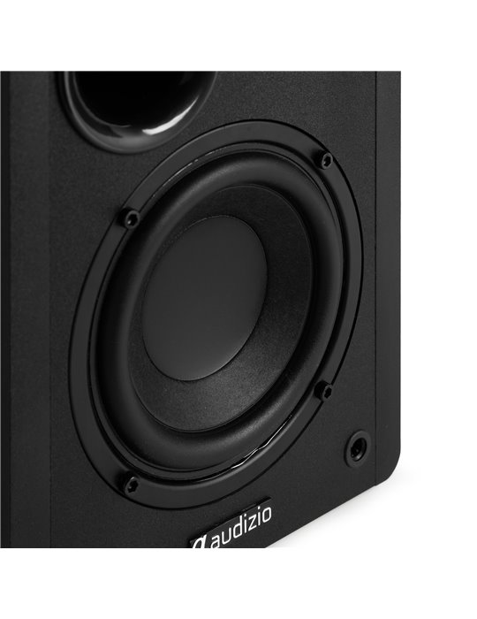 KS01B Juego de altavoces de estantería activa 120W BT Negro
