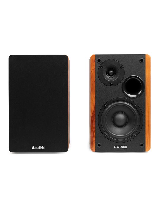 KS01 Juego de altavoces de estantería activos 80W madera