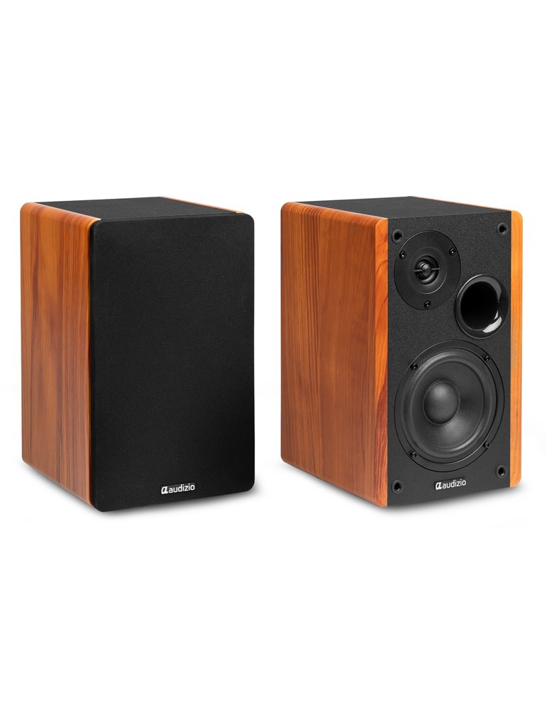 KS01 Juego de altavoces de estantería activos 80W madera