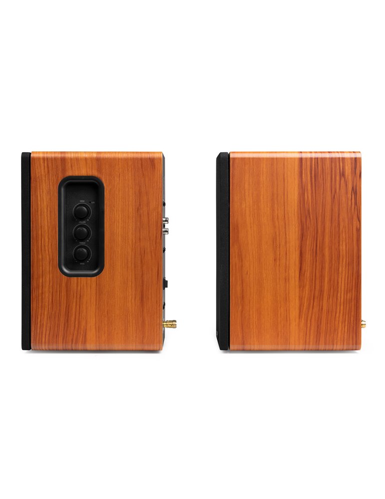 KS01 Juego de altavoces de estantería activos 80W madera