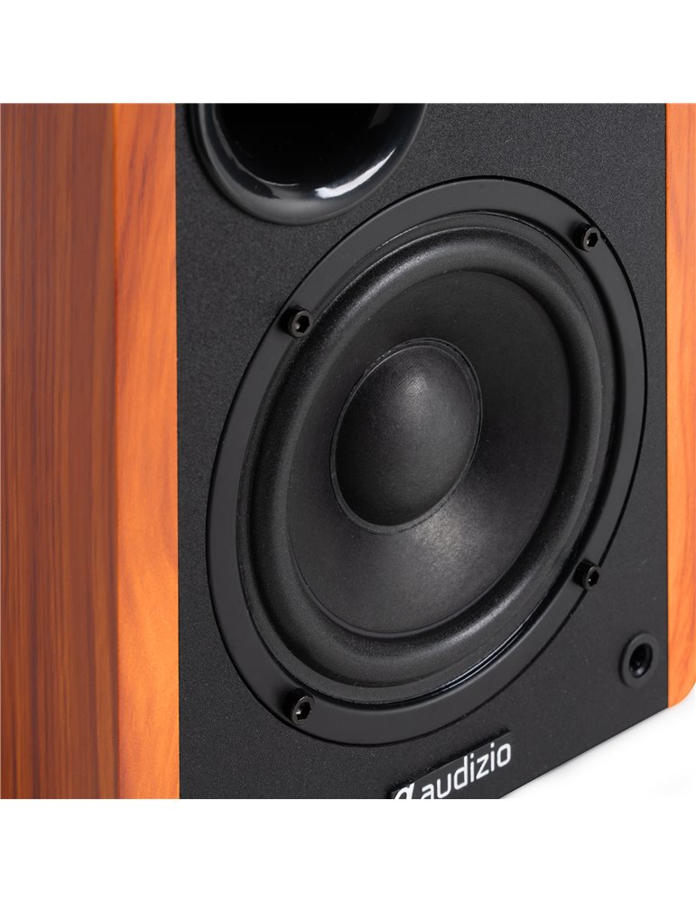 KS01 Juego de altavoces de estantería activos 80W madera