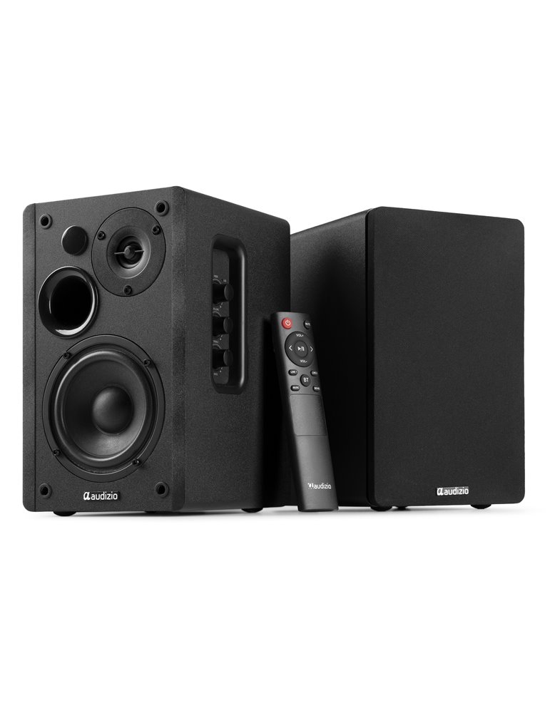 KS01 Juego de altavoces de estantería activos 80W Negro