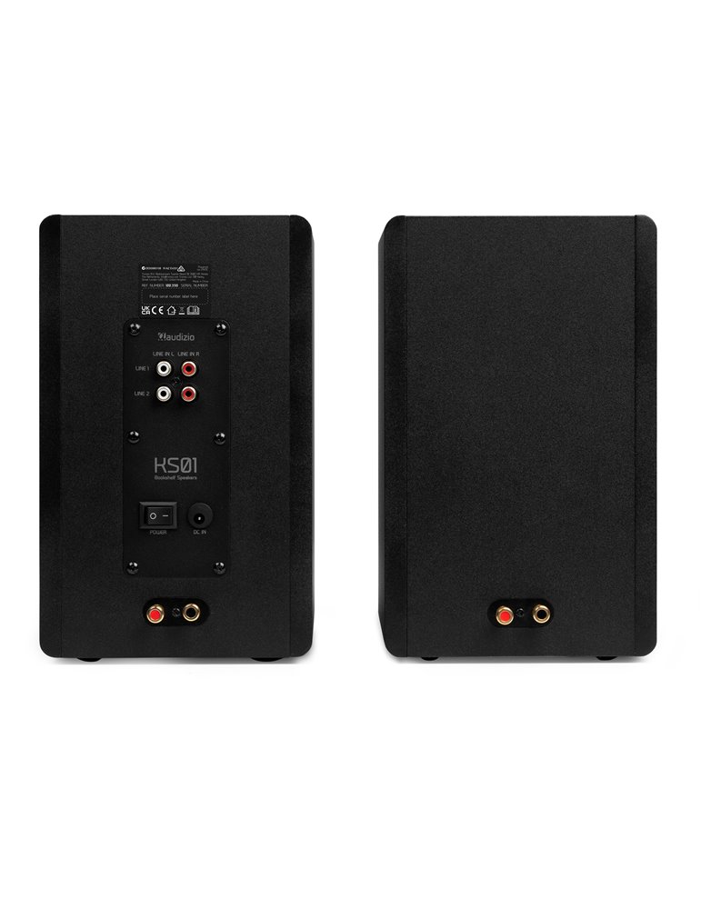 KS01 Juego de altavoces de estantería activos 80W Negro