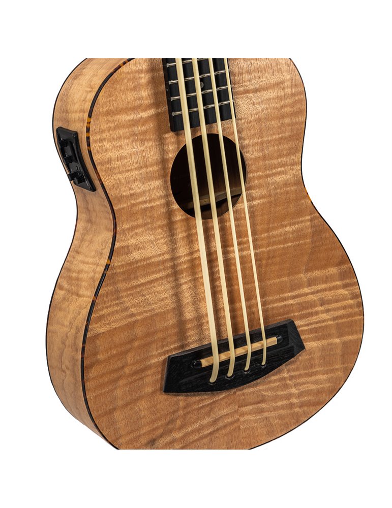 Ukelele Bajo Bones SP540B Okume Flameado Electrificado