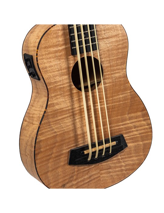 Ukelele Bajo Bones SP540B Okume Flameado Electrificado