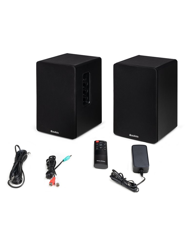 KS01 Juego de altavoces de estantería activos 80W Negro