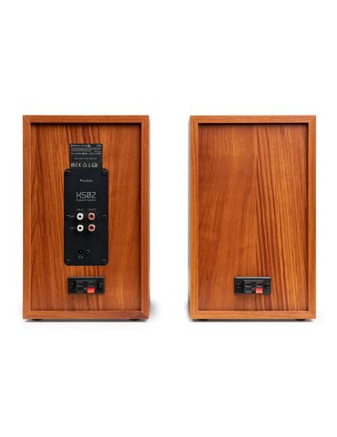 KS02 Juego de altavoces de estantería activos 80W BT Madera 2