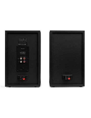 KS02 Juego de altavoces de estantería activos 80W BT negro 2