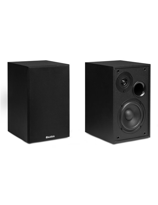 KS02 Juego de altavoces de estantería activos 80W BT negro