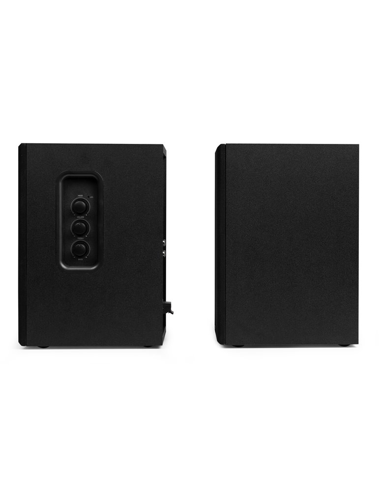 KS02 Juego de altavoces de estantería activos 80W BT negro