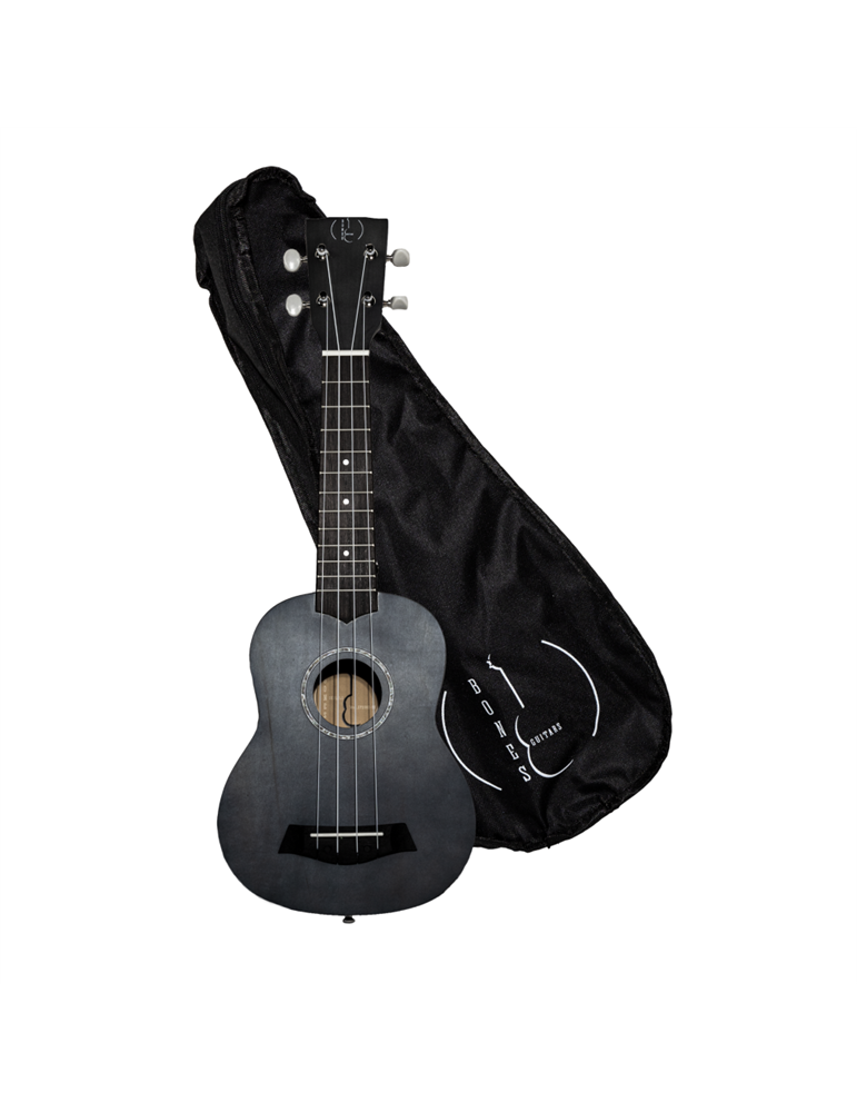 Ukelele Soprano Bones SP200S-BK Linden Negro Satinado