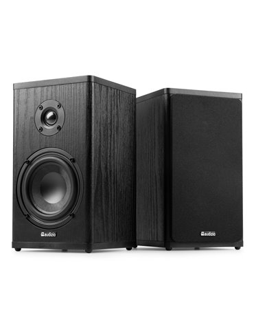 BS20 Conjunto de altavoces activos de estantería con batería, antracita