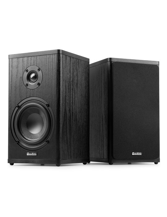 BS20 Conjunto de altavoces activos de estantería con batería, antracita