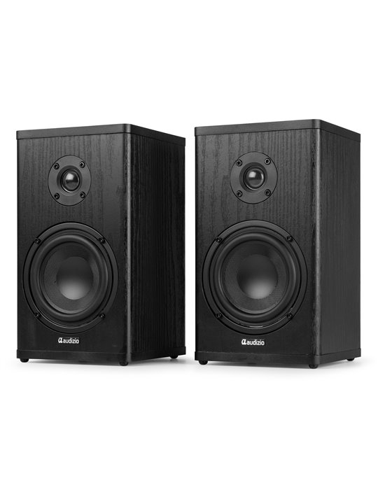 BS20 Conjunto de altavoces activos de estantería con batería, antracita
