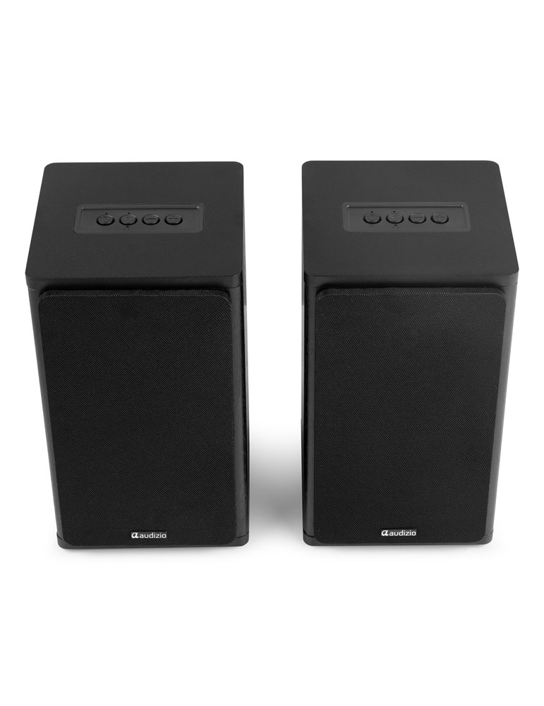 BS20 Conjunto de altavoces activos de estantería con batería, antracita
