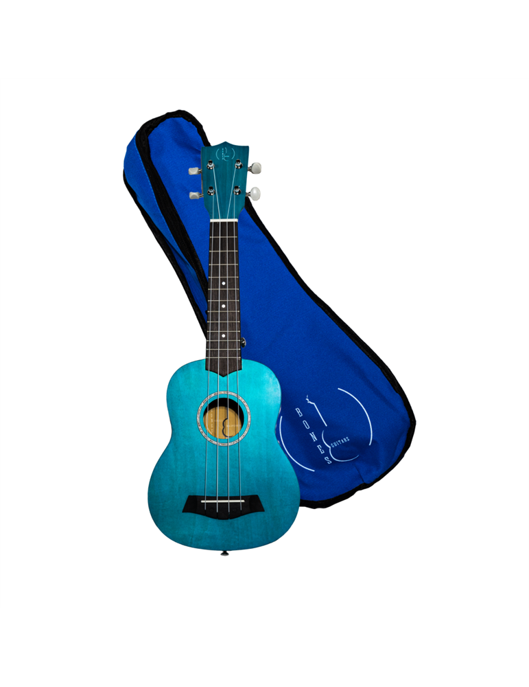 Ukelele Soprano Bones SP200S-BL Linden Azul Satinado