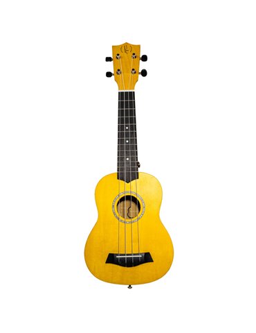 Ukelele Soprano Bones SP200S-YW Linden Amarillo Satinado