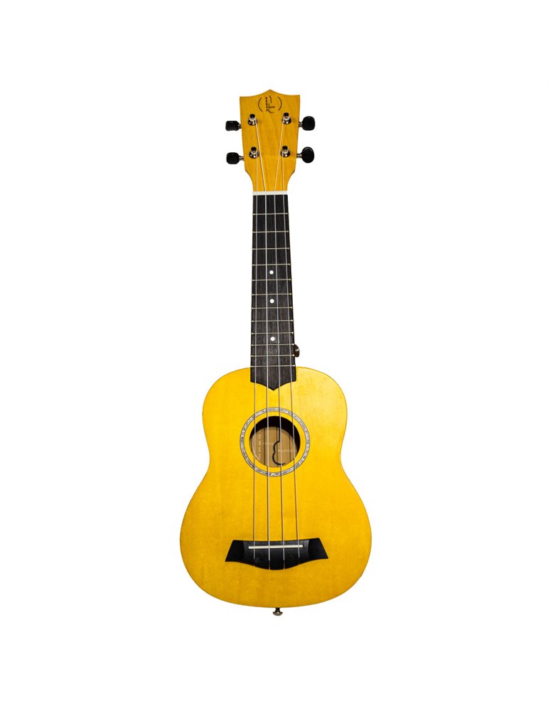 Ukelele Soprano Bones SP200S-YW Linden Amarillo Satinado