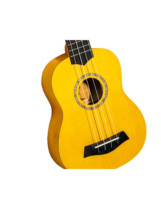 Ukelele Soprano Bones SP200S-YW Linden Amarillo Satinado