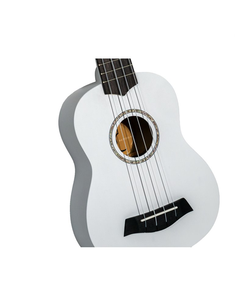 Ukelele Soprano Bones SP200S-WH Linden Blanco Satinado