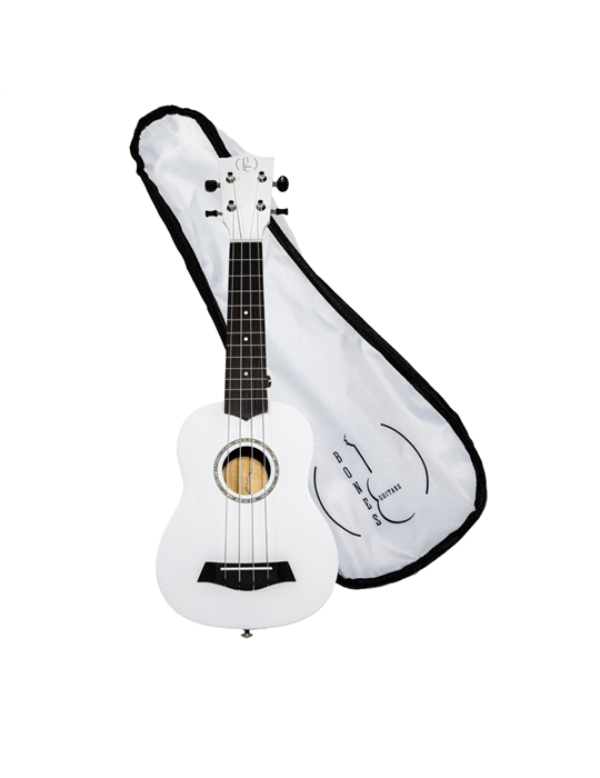 Ukelele Soprano Bones SP200S-WH Linden Blanco Satinado