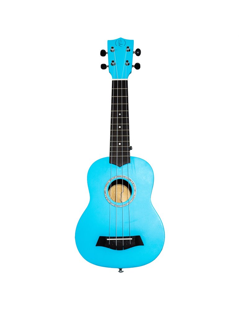 Ukelele Soprano Bones SP200S-LB Linden Azul Cielo Satinado