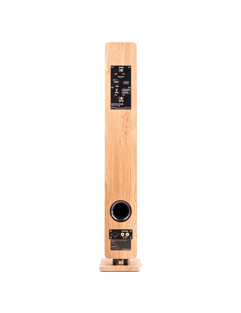 ARCO Altavoz de Torre Activa Madera Clara