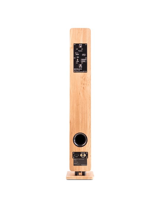 ARCO Altavoz de Torre Activa Madera Clara