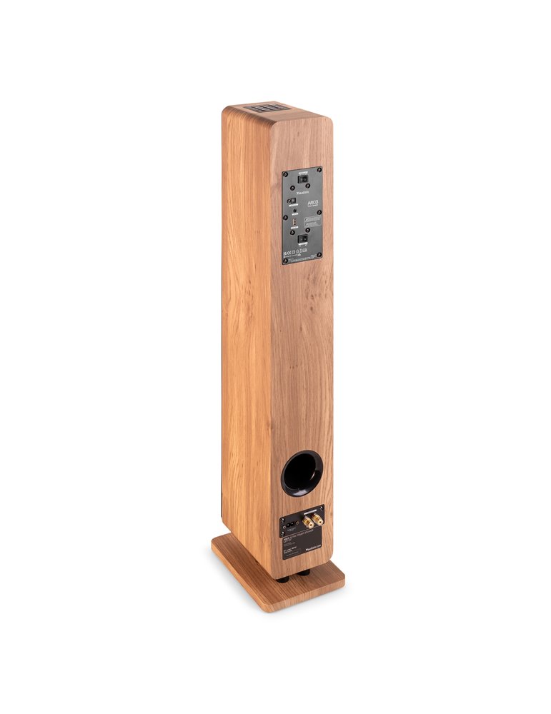 ARCO Altavoz de Torre Activa Madera Clara