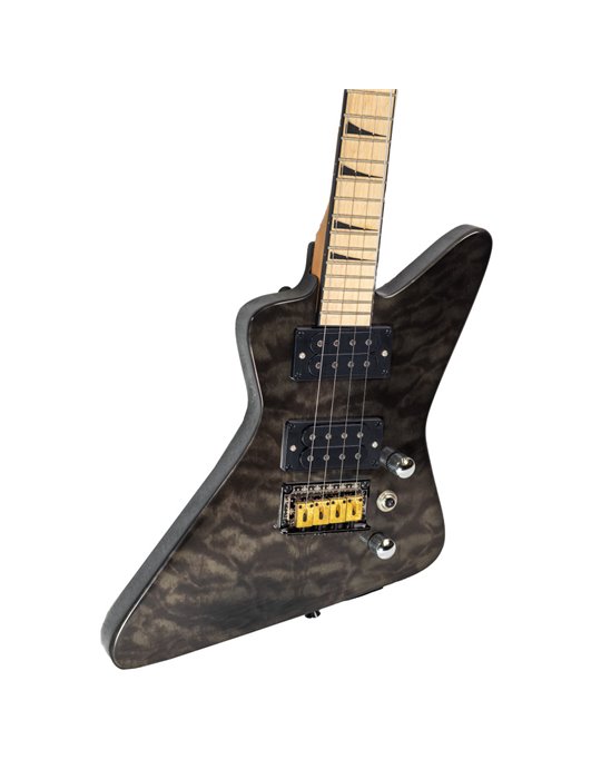 Ukelele Tenor Bones BE-3TB Negro Transparente Eléctrico