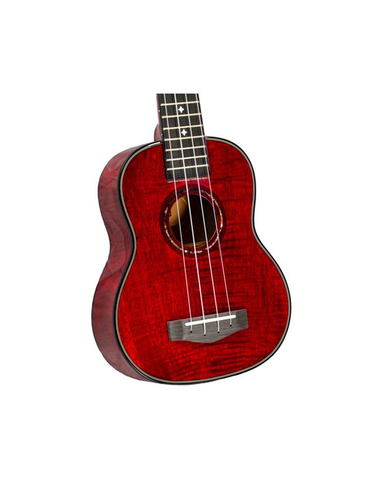 Ukelele Soprano Bones SP600S-RD Arce Rojo Brillo