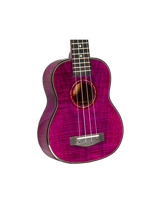Ukelele Soprano Bones SP630S-PU Arce Purpura Brillo