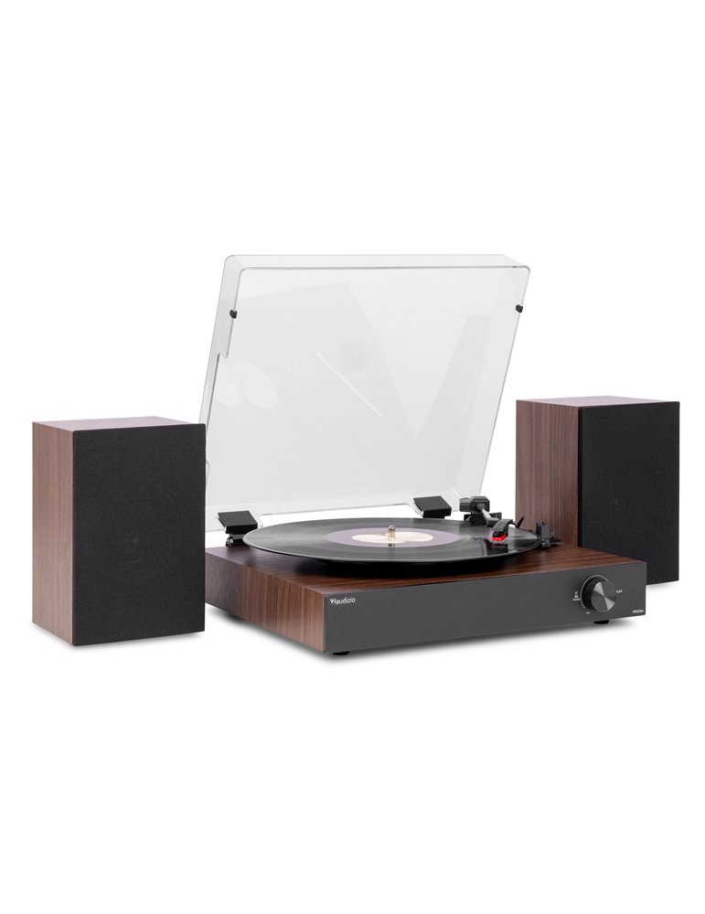 RP325W Tocadiscos BT con 2 Altavoces Madera