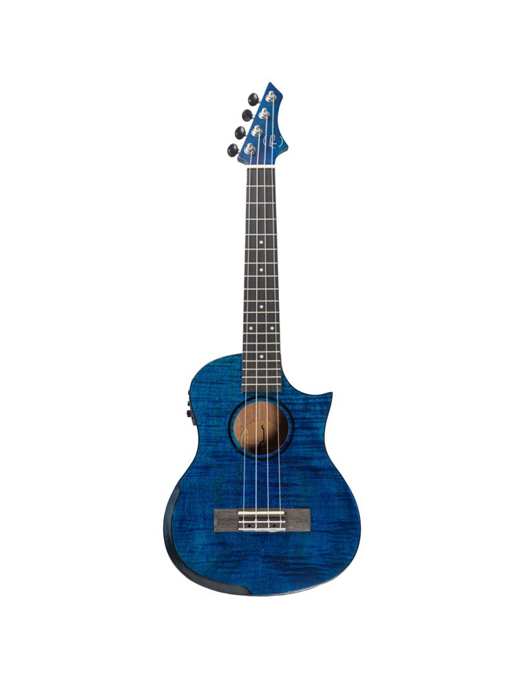 Ukelele Tenor Bones SP640TE-BL Okume Azul Electrificado Cutaway