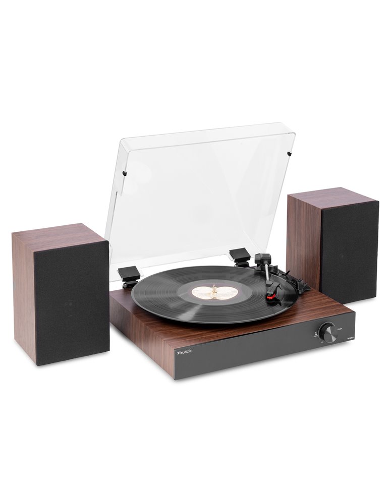 RP325W Tocadiscos BT con 2 Altavoces Madera