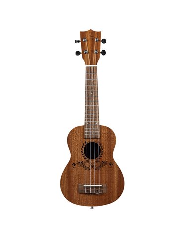 Ukelele Soprano Bones SP220SE Sapelly Electrificado