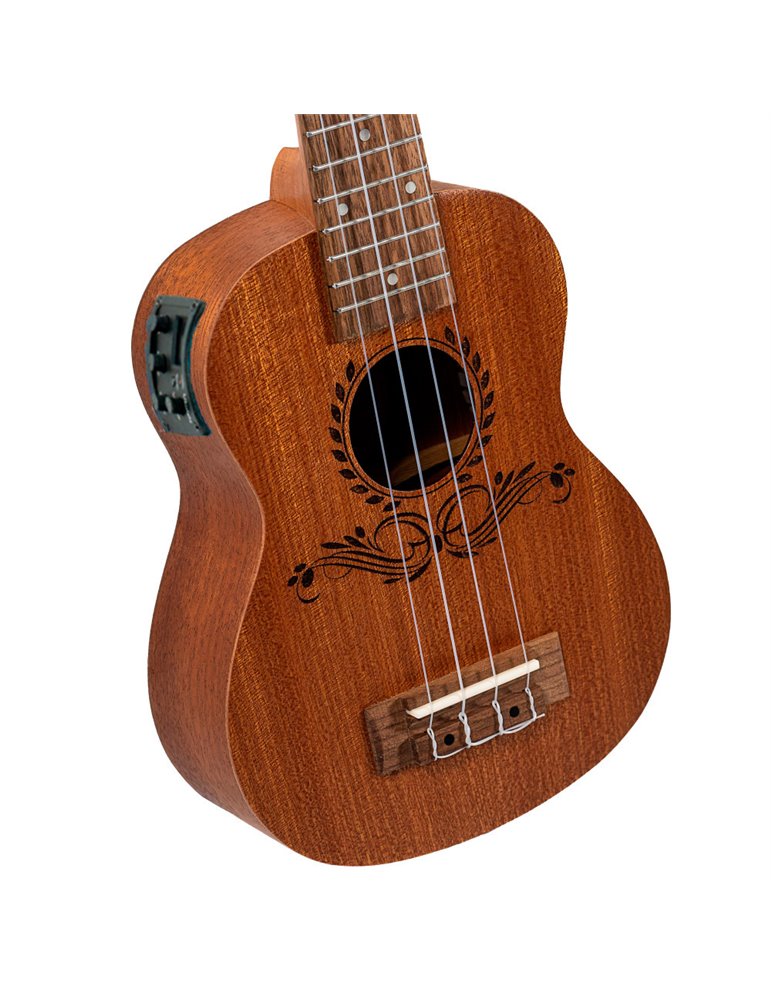 Ukelele Soprano Bones SP220SE Sapelly Electrificado