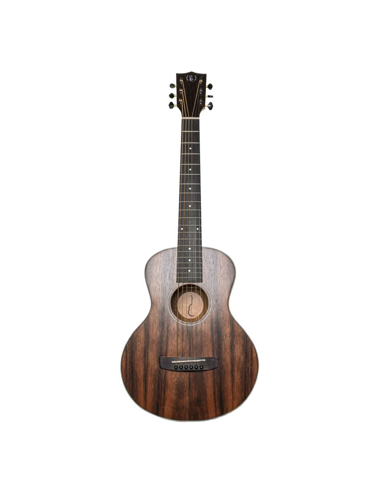 Guitarra acústica de viaje Bones BAC-200 Ébano