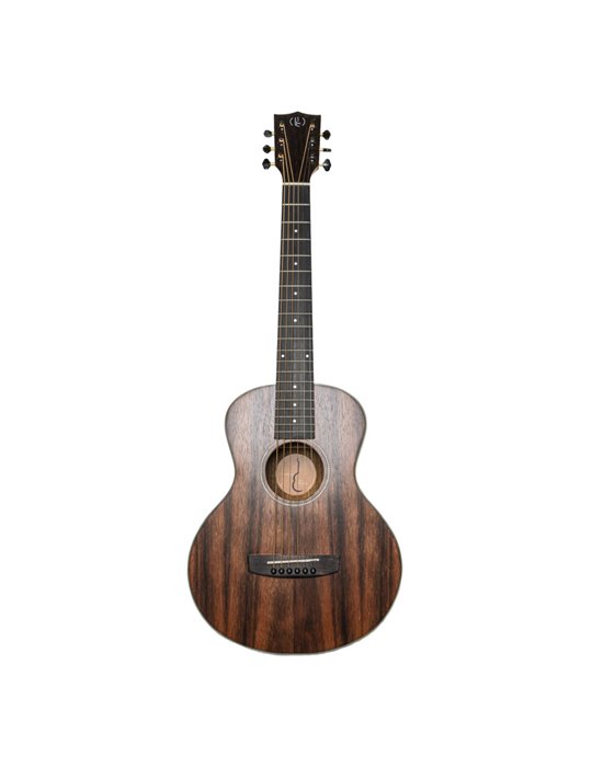 Guitarra acústica de viaje Bones BAC-200 Ébano