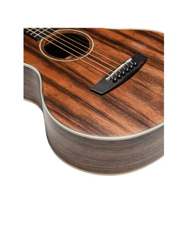 Guitarra acústica de viaje Bones BAC-200 Ébano 2