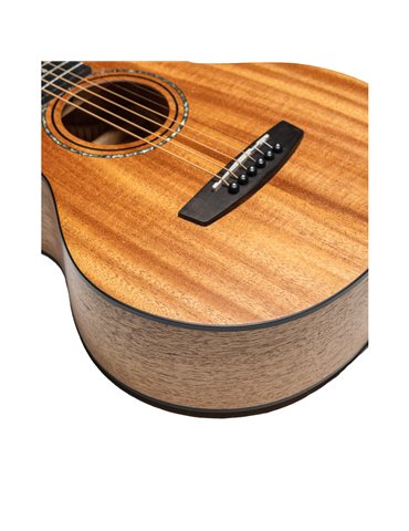 Guitarra acústica de viaje Bones BAC-250 Caoba natural 2