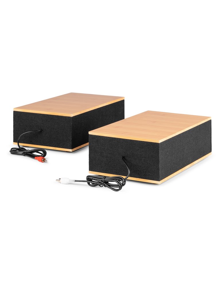 Tupelo Tocadiscos BT con 2 Altavoces Bambú