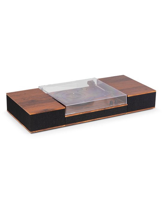 Tupelo Tocadiscos BT con 2 Altavoces Madera