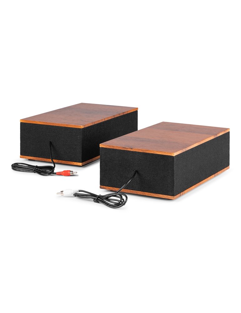 Tupelo Tocadiscos BT con 2 Altavoces Madera