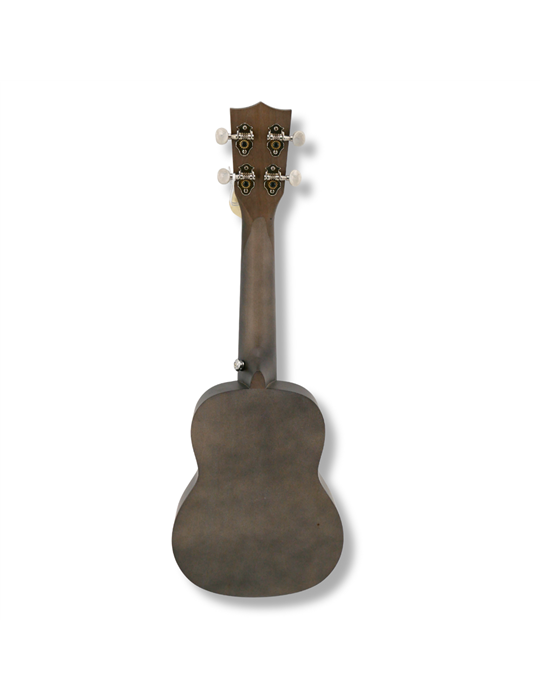 Ukelele Soprano Bones SP200S-AT Linden Antracita Satinado Natural